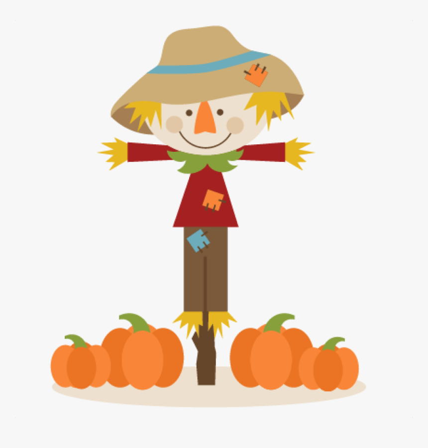 Cute Scarecrow Clipart for Fall Decorations & Halloween Crafts