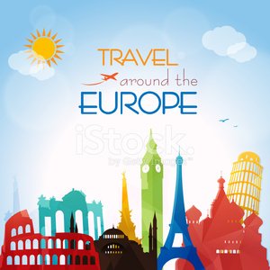 europe trip clipart