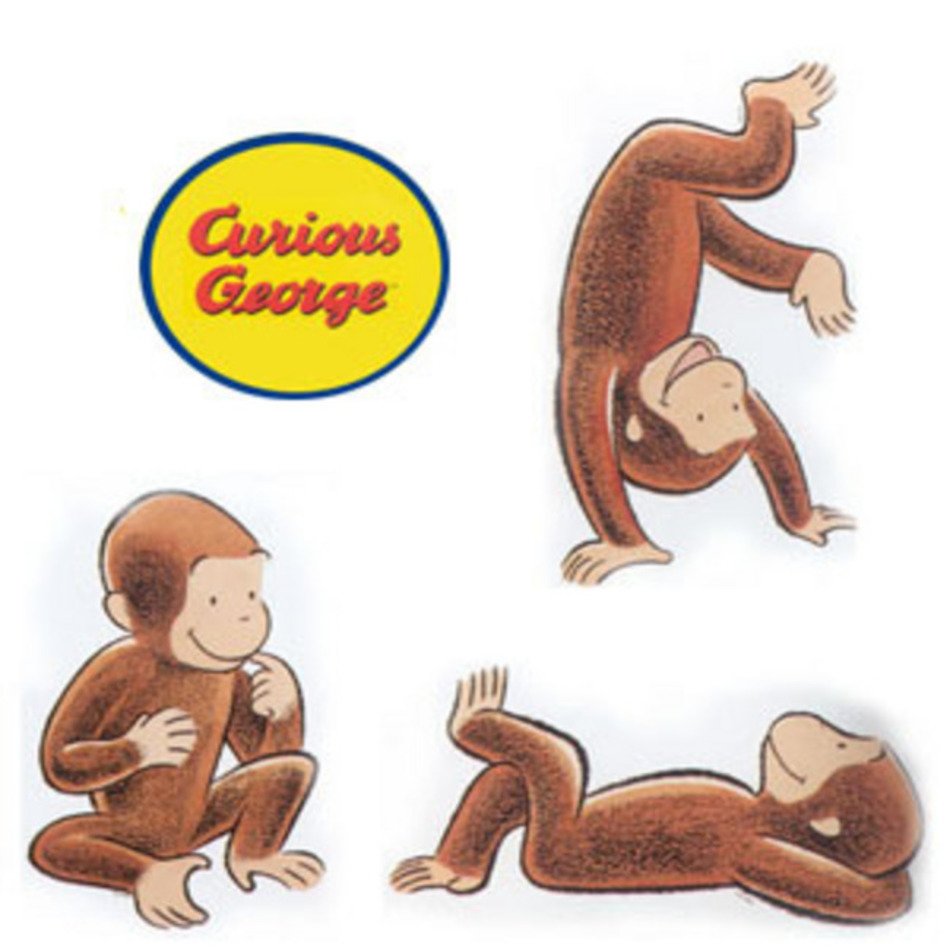 curious george art free - Clip Art Library