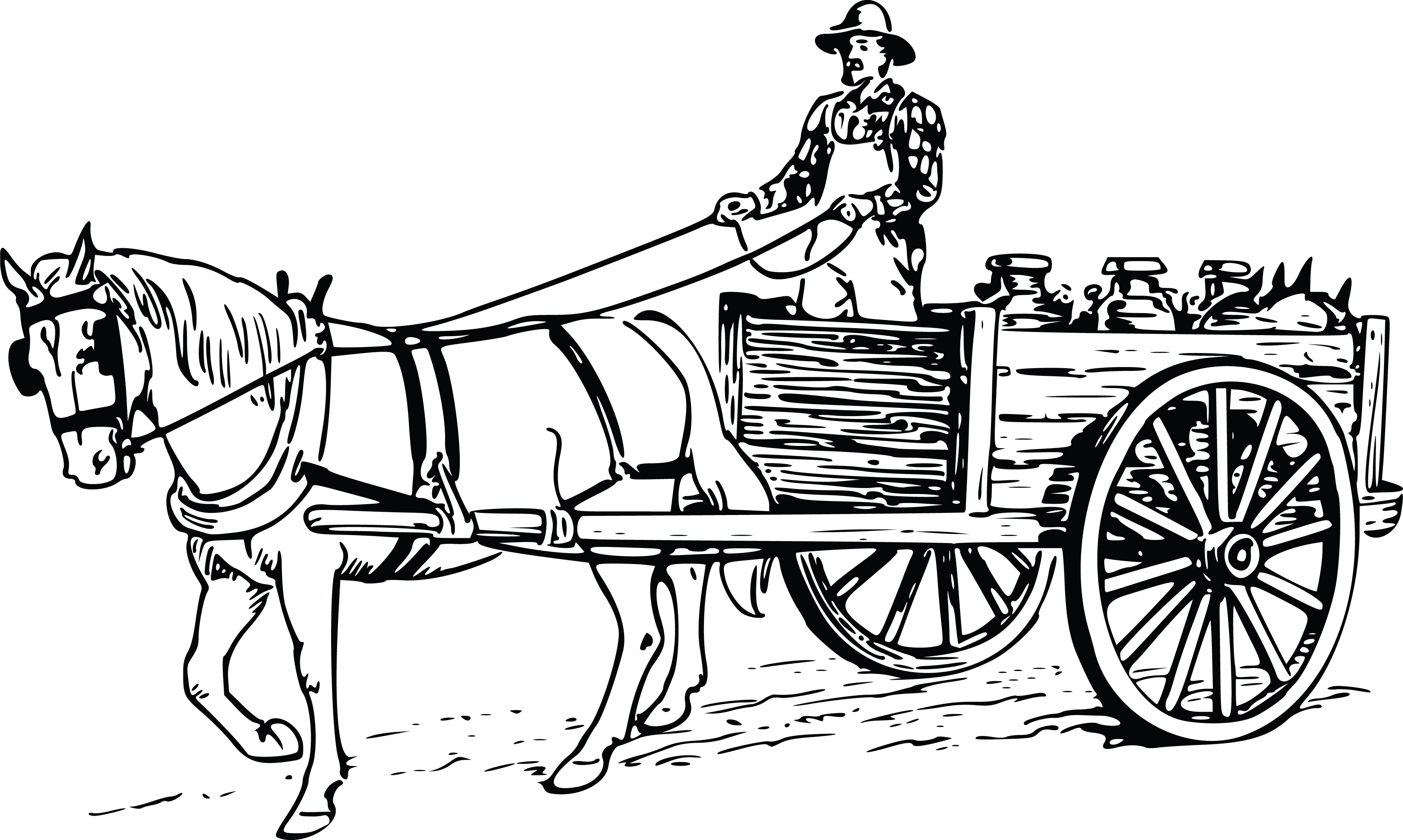 Horse-drawn vehicle Carriage, Carriage, horse, mammal png | PNGEgg