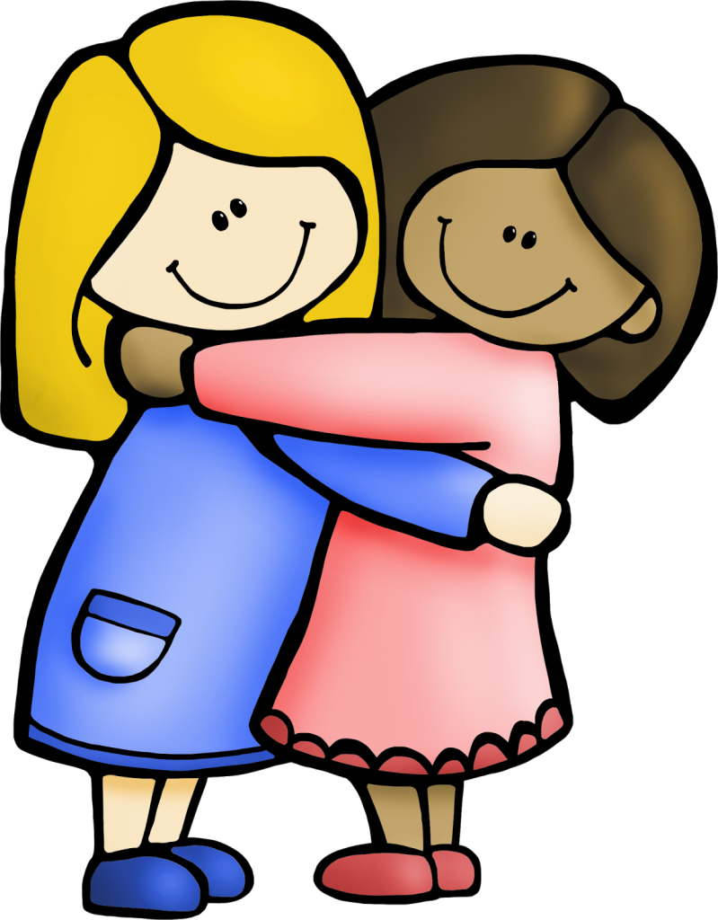 Two Friends Clipart Kids