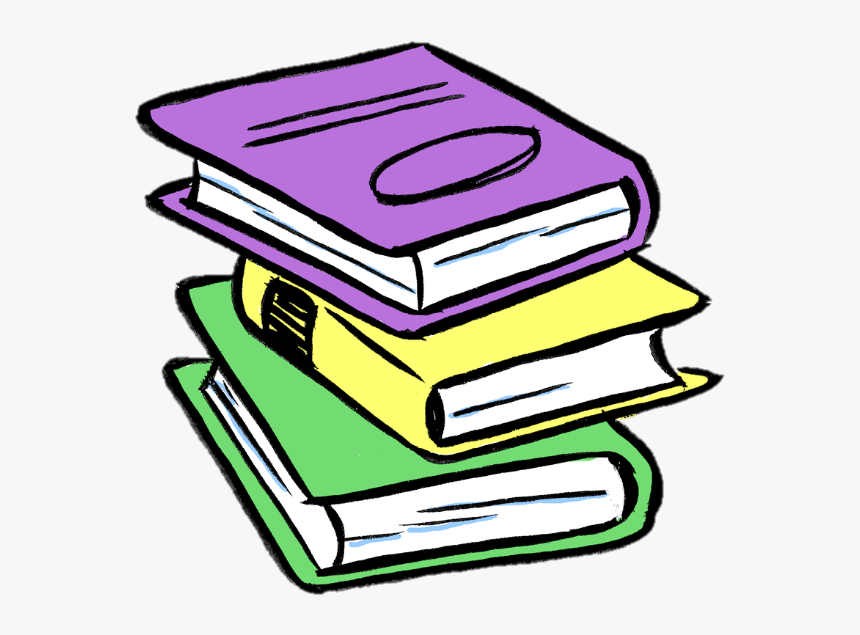 Colorful Book Stack Illustration for Education and Learning Websites