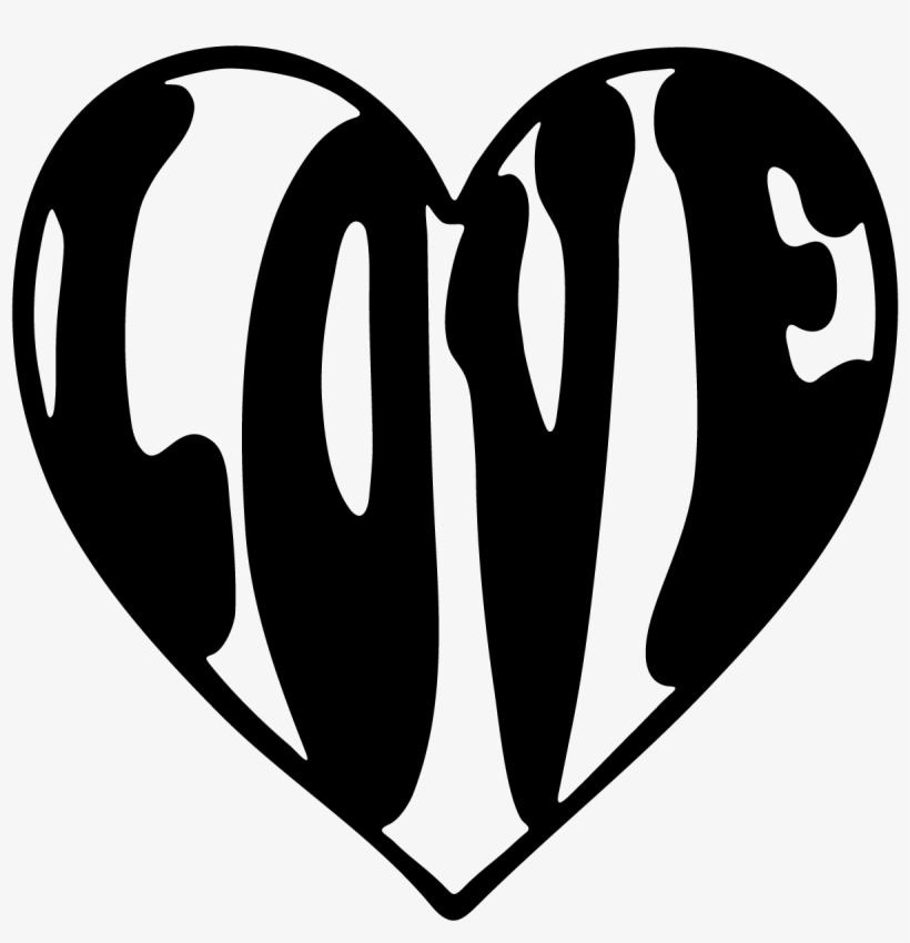 Groovy Sticker - Hippie Heart - Free Transparent PNG Clipart - Clip Art ...