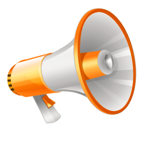 Megaphone Icon - Visual Symbol for Announcements and Public Address