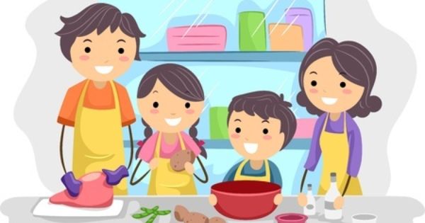 Family Cooking Together - Fun Kitchen Activities for Kids & Parents