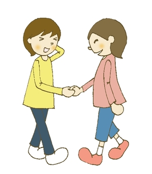 Friendly Handshake Illustration - Promoting Kindness and Connection