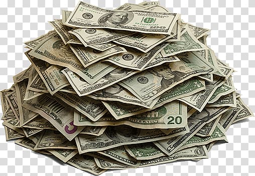 Stack of US Cash - Visual Representation of Wealth, Savings, or Financial Success