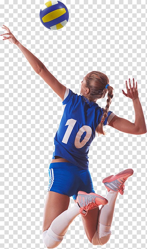 Volleyball Player Spiking Ball - Action Sports Photography