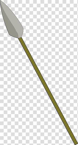 Spear Illustration - Historical Weapon Graphic for Download
