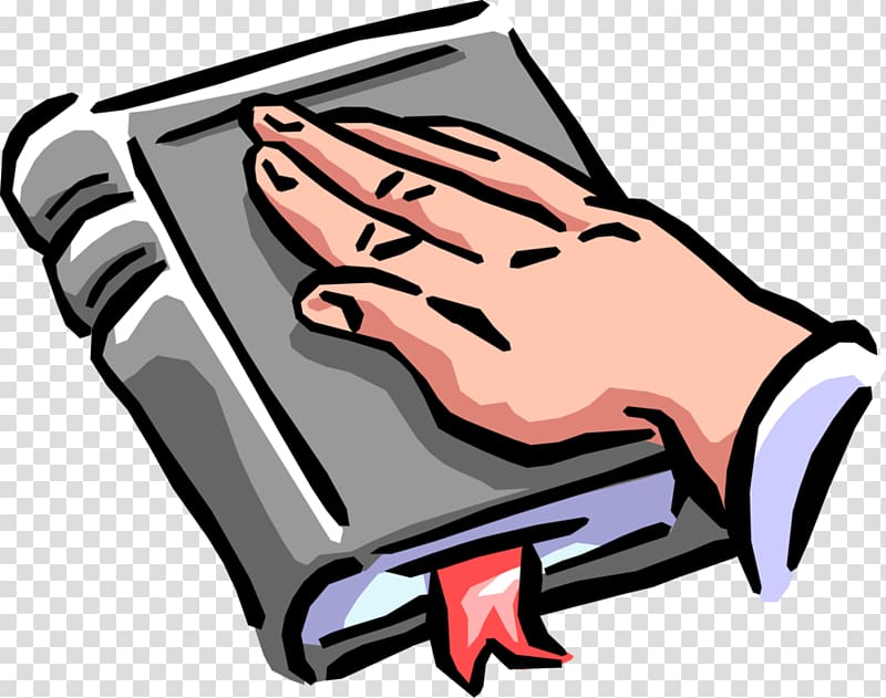 Hand resting on a closed book with red bookmark, symbolizing study, oath, or reverence for knowledge.