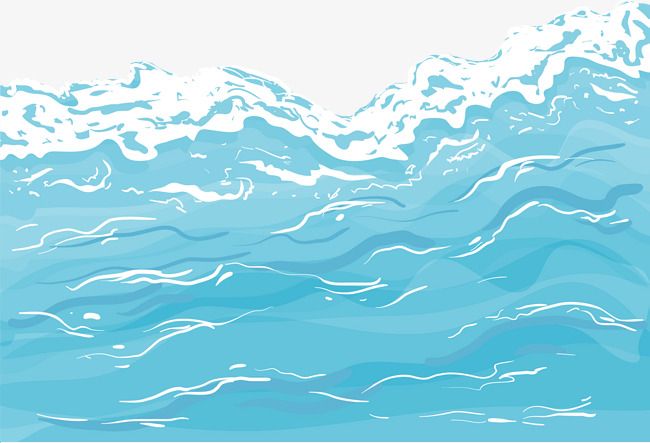 Ocean Waves Illustration - Free Vector Graphic for Marine Themes