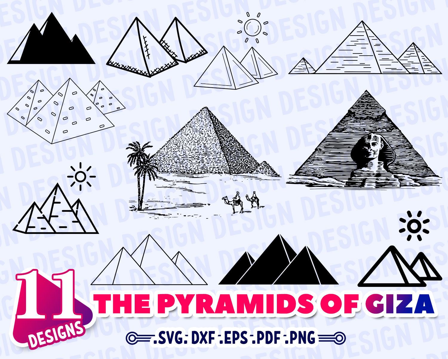 pyramids of giza clipart - Clip Art Library