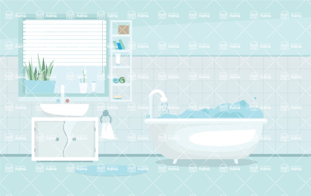Bathroom Backgrounds Clip Art Library