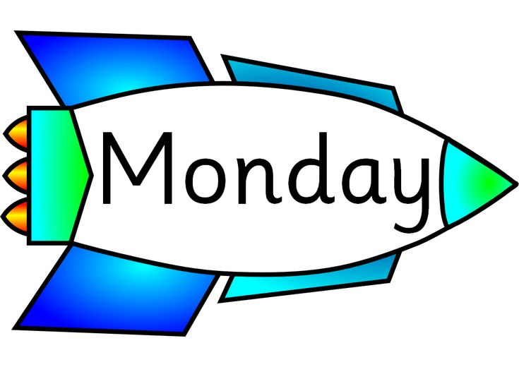 Monday Rocket - Fun Visual for Kickstarting the Week