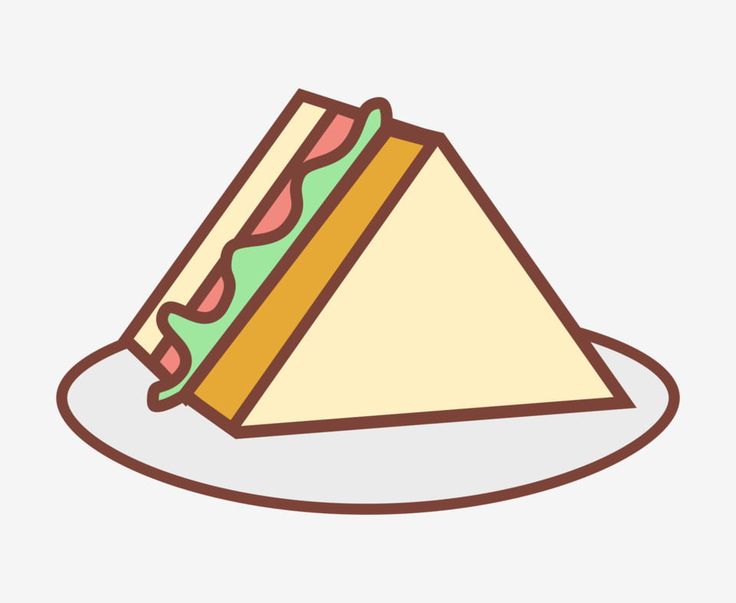 A triangular sandwich with lettuce and tomato on white bread, served on a round plate.