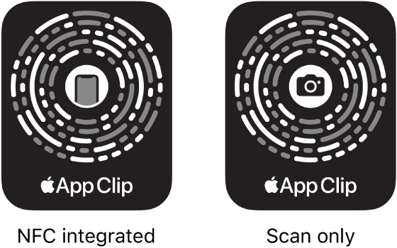 Apple App Clip Icons - Phone and Camera Use Cases