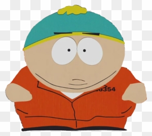 Eric Cartman in Orange Jumpsuit - South Park Character Image