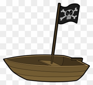 Pirate Boat Illustration - Free Clipart for Kids & Educational Use