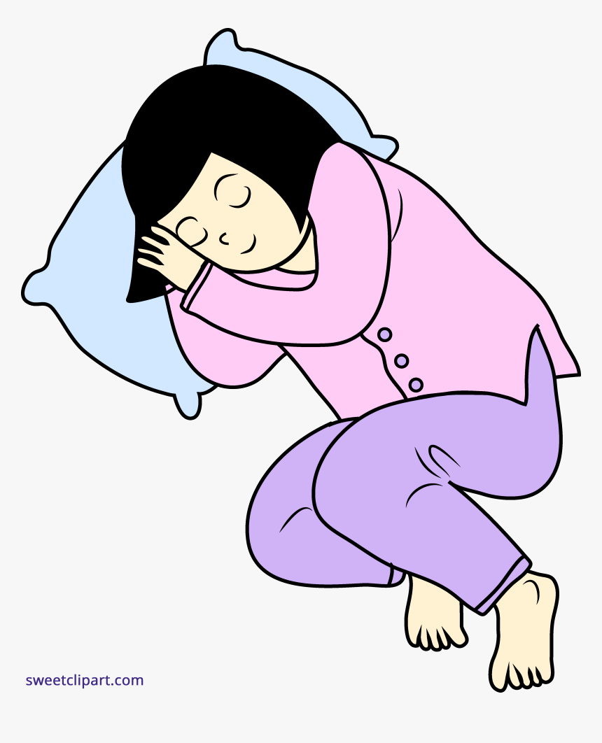 Peaceful Sleep Illustration - Free Clipart for Health & Wellness Sites
