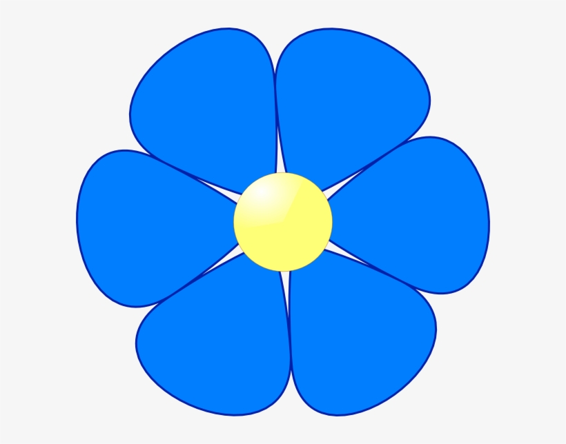 blue flowers - Clip Art Library