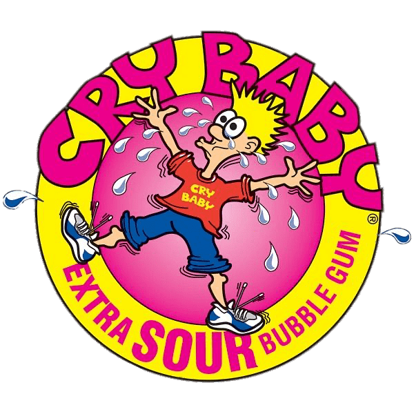 Cry Baby Extra Sour Bubble Gum - Iconic Sour Candy Brand