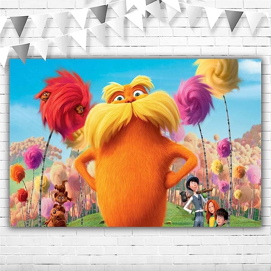 Lorax Trees Clip Art Black And White