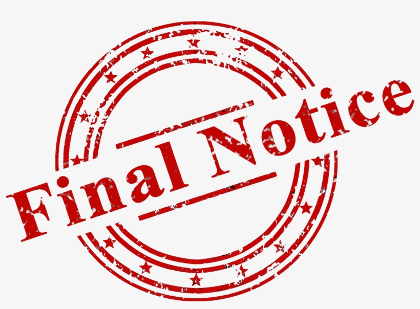 Final Notice Stamp - Official Document Alert Graphic