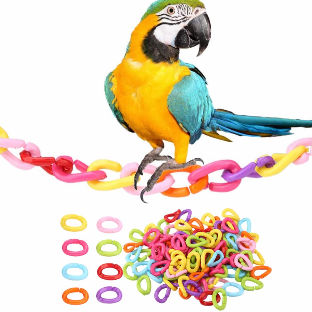 Parrot Chain Toy - Safe, Durable & Engaging Bird Enrichment for Macaws & Cockatoos