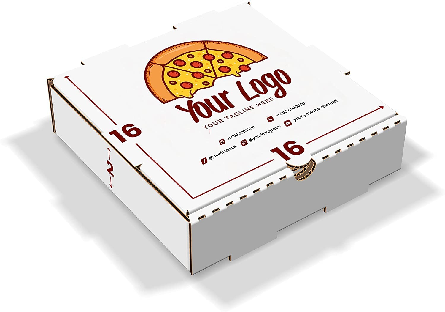 pizza box - Clip Art Library