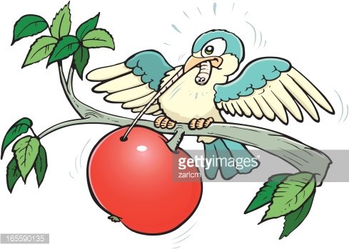 Bird Eating Worm Clip Art at Clker.com - vector clip art online - Clip ...