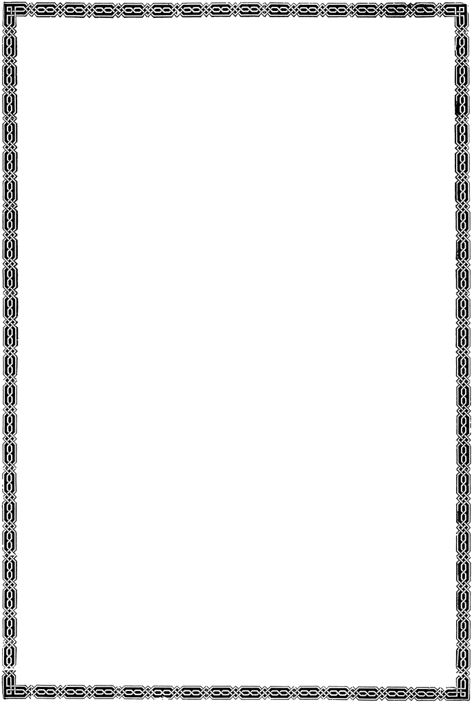 Black ornate decorative border frame with repeating geometric patterns on white background.