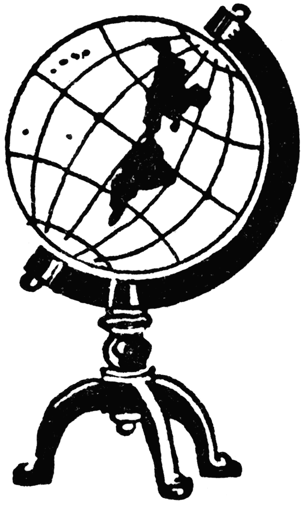 Classic Globe Illustration - Educational & Decorative Vector Art