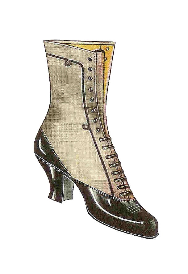 victorian boot clipart - Clip Art Library - Clip Art Library