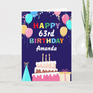 funny 63 birthdays - Clip Art Library