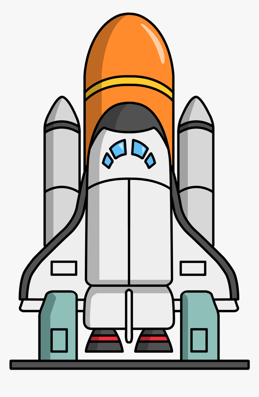 Rocket Launch Vector Illustration Isolated On White Stock - Clip Art ...