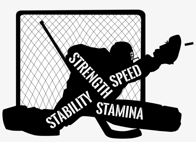 Hockey Goalie Line Art PNG transparent Backgrounds EPS 