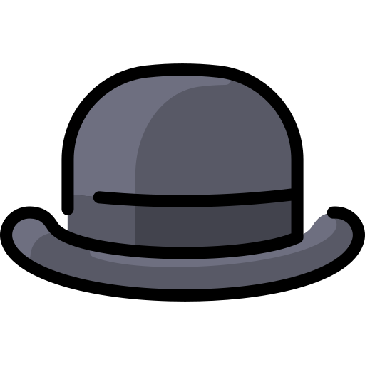 bowler hats - Clip Art Library