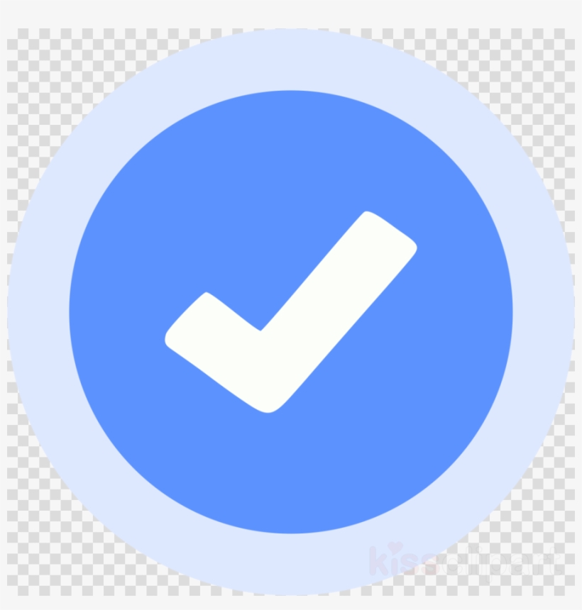 Blue circular icon with a white checkmark symbol indicating confirmation or success.