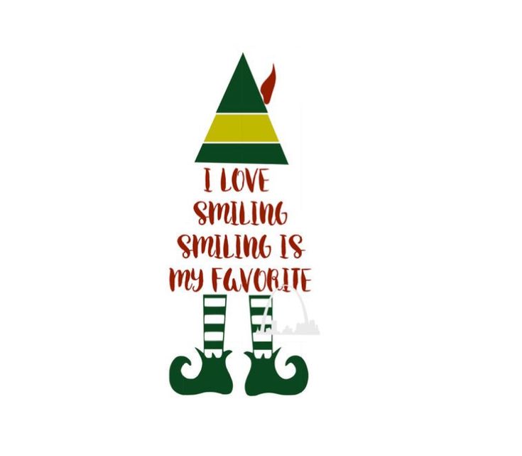 Smiling Elf Christmas SVG Design - Festive Holiday Graphic