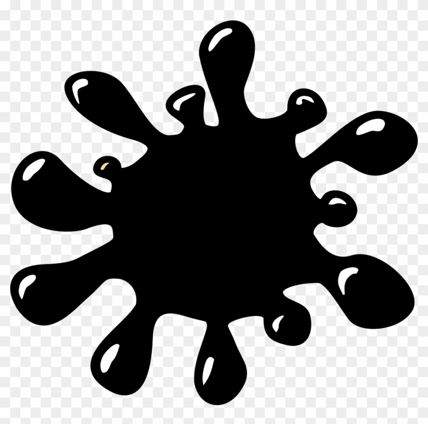 Black Ink Splatter PNG - Free Transparent Clipart for Design Projects
