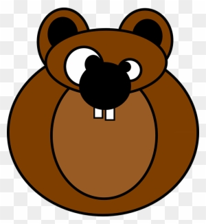 Friendly Cartoon Beaver Illustration - Free Clipart for Kids & Education