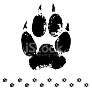 Animal Track Footprint Dog Clip Art - Animal Footprint - Free - Clip ...