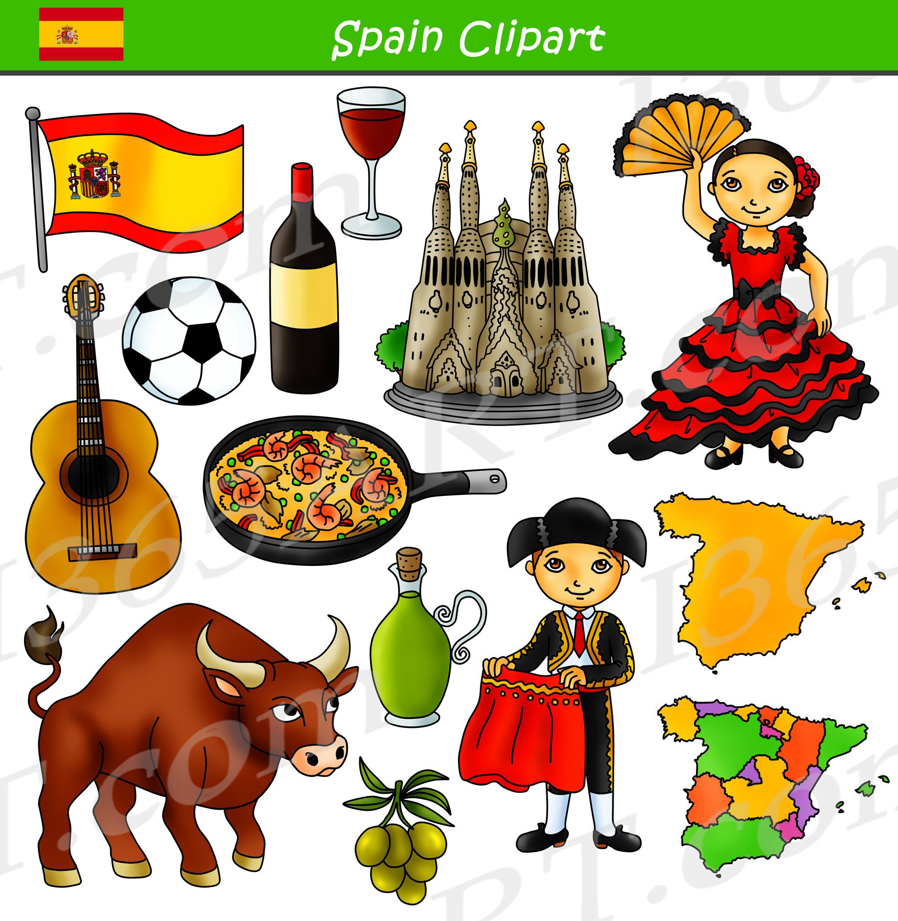 spanish clip art free