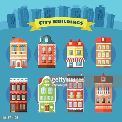 Building Silhouette Clip Art - Transparent Background City Clipart ...