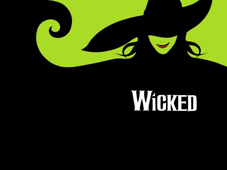 Wicked Musical Logo - Iconic Green Witch Design