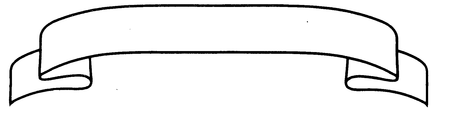 Decorative Blank Banner Outline - Free Vector Graphic for Web Design
