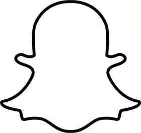 Snapchat Ghost Logo - Official Brand Icon for Social Media