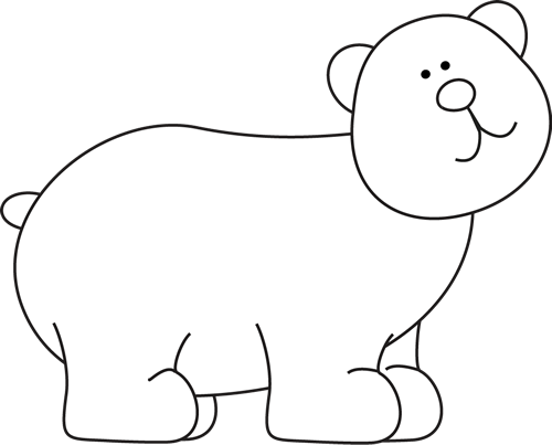 Bear Whites Clip Art Library