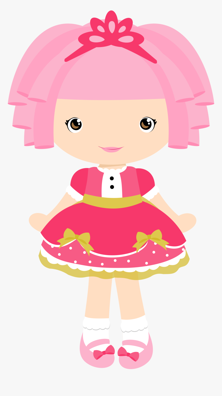 Adorable Pink Doll Clipart - Free Download for Kids’ Projects