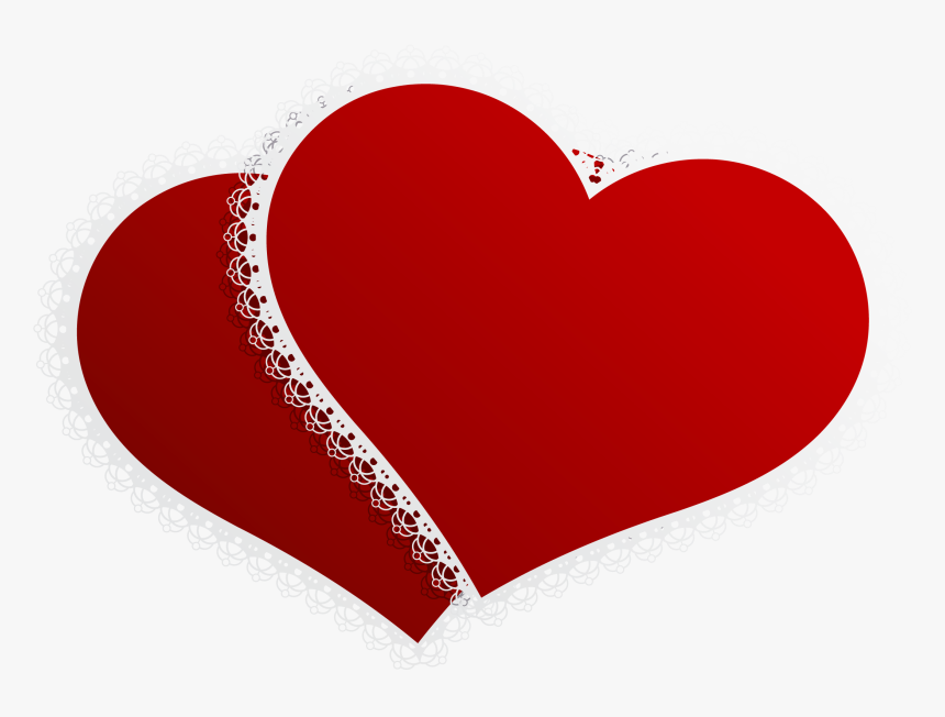Love Heart Shape Vector Hd PNG Images, Double Heart Shape With